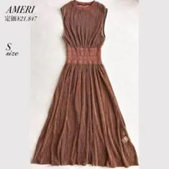 AMERI MEDI SMOCKING LAME DRESS Sのサムネイル
