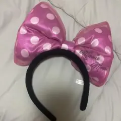 ミニーマウス 水玉カチューシャ