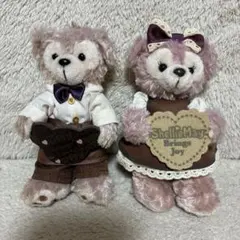 【スウィートダッフィー】ダッフィー シェリーメイ ストラップ バレンタイン