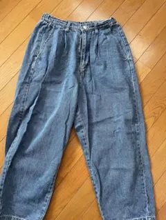 WEGOダークブルー ワイドパンツ