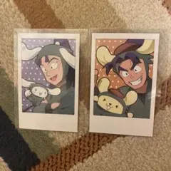 忍たま　サンリオ　カフェ　アモカフェ　推しパシャ　ノーマル　潮江文次郎 立花仙蔵