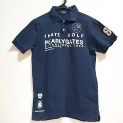 PEARLY GATES パーリーゲイツネイビー ポロシャツメンズL