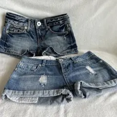 ショートパンツ イングブルームーンブルー一枚800円