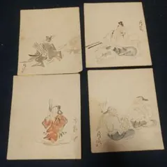 稀少】江戸期 浮世絵 春画 9枚セット 巨匠 歌麿・北斎・国芳・英泉 他
