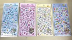 【正規品】しずくちゃん　ボンボンドロップシール　ミニ　コンプリート 4種セット