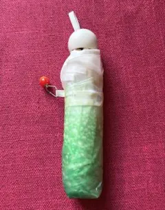 【美品】旅する喫茶 Wpc. 新緑のクリームソーダ 折り畳み傘 メロンソーダ