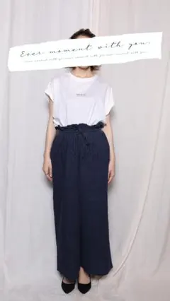 AMERICAN HOLIC ネイビーコーデュロイパンツ