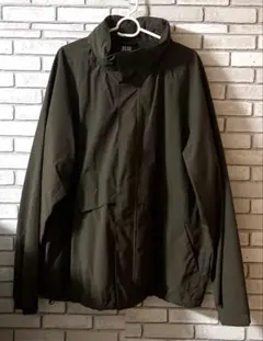 UNIQLO ウインドプルーフスタンドブルゾン ダークブラウン　XL