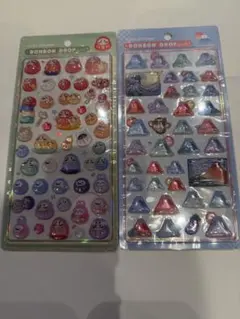 クーリア ボンボンドロップシール 和柄 富士山 だるま 2種セット