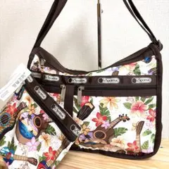 未使用✨レスポートサック ハワイ限定 ギター＆フラワー柄 ショルダーバッグのサムネイル