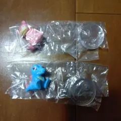 しっぽみてみてフィギュア　ヤドン　ワニノコ