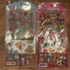 ドロップジュエリーシール　パワパフ　トムとジェリー