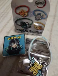 鬼滅の刃 USJ ユニバ ヘアゴム 時透無一郎 ヘアアクセサリーステッカー