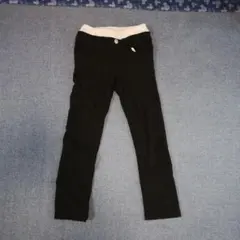 ブラック スリムフィットパンツ 140サイズ