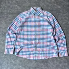 ブルックスブラザーズ チェックシャツ L REGENT FIT ブルー ピンク