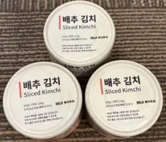 限定☆ 韓国の無印良品で販売している　キムチ缶　３個セットのサムネイル