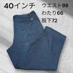 海外古着 ワークパンツ CiNTAS ネイビー 40