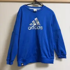 adidas トレーナー 青 150