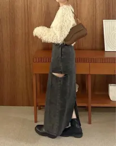 aluna アルナ Tack denim pants サイズM 長屋なぎさ - メルカリ