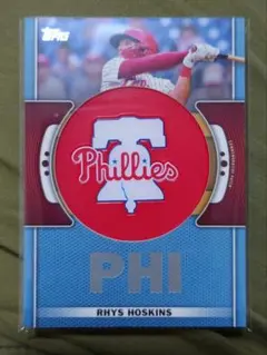 Topps Rhys Hoskins フィリーズ パッチカード