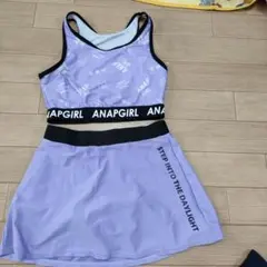 ANAPGIRL 紫 セパレート水着