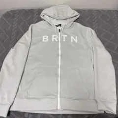 BURTON フロントロゴパーカー XS ホワイト