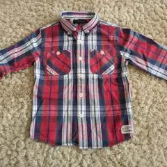 TOMMY HILFIGER チェック柄シャツ 4T
