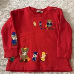 miki HOUSE 赤いトレーナー 90cm