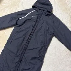 ナイキ メンズ ベンチコート 黒 Ｍサイズ ロング丈