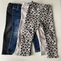 ズボンセット　裏起毛　デニム