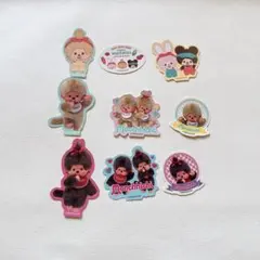Monchhichi モンチッチ　デバイスステッカー 9枚