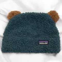 美品　パタゴニア　耳付き　ボアフリース　ニット帽　6-12M ニットキャップ