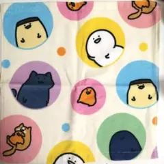 お文具といっしょ　全員集合タオルハンカチ
