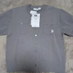 U.S. POLO ASSN. ニットカーディガン グレー L