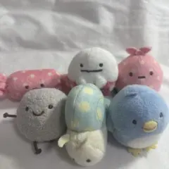 すみっコぐらし手のりぬいぐるみ6個セット