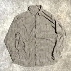 RuffHewn チェック ネルシャツ ベージュ XL