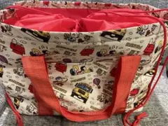 美品　PEANUTS スヌーピー保冷エコバッグ