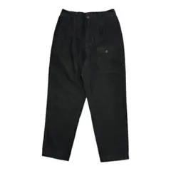 ハンズオブクリエイション コットン モールスキン タック パンツ ブラック