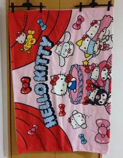 2006年製☆ハローキティ タオルケットキッズサイズ サンリオ 2006年製☆ハローキティ タオルケットキッズサイズ サンリオ - メルカリ