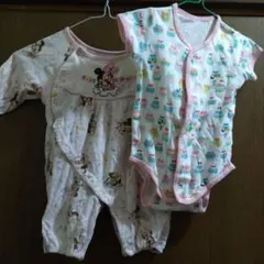 ディズニーロンパース2着60.70