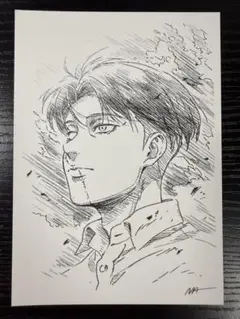 進撃の巨人 映画 入場特典 10週目　リヴァイ　ビジュアルカード 劇場版 完結編