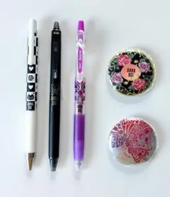 ANNA SUI ボールペン&10th記念レア缶バッジ (5点セット)のサムネイル