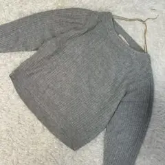《良品》MELROSE CLAIRE 長袖ニット グレー