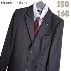 hiromichi nakano 150 160 ダークグレー スーツセット