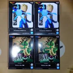 ドラゴンボールシリーズ フィギュア ベジータ 2個、神龍 2個