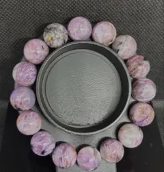 天然　チャロアイト　ブレスレット　13ミリ台