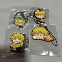 鬼滅の刃 我妻善逸 ラバーストラップ キーホルダー にとたん