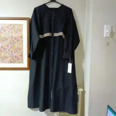 mink chair　ミンクチェア　ロングワンピース　黒　　新品未使用