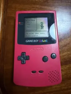 【ジャンク品】動作確認済 ゲームボーイカラー ピンク 本体