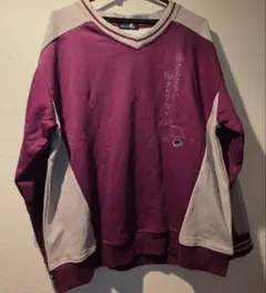 最終価格 NieR 働きたくないロゴ UNISEX PULLOVER パープル系のサムネイル